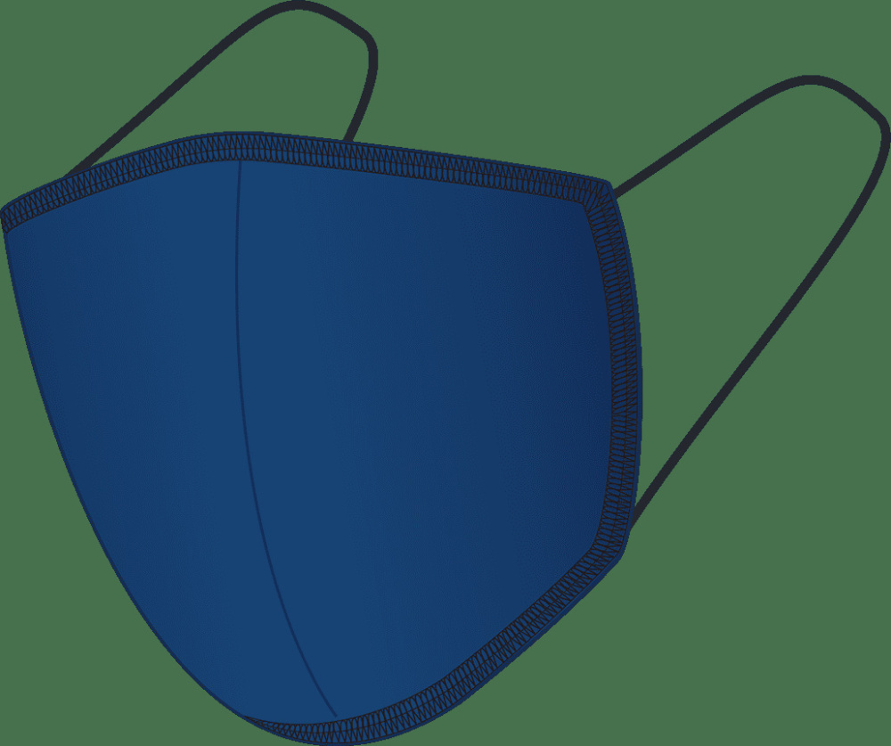 Logotrade liikelahjat kuva: BLACK-BLACK puuvillamaski 140123000